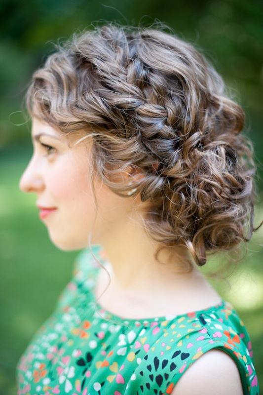 Picture Of charming wedding hairstyles for naturally curly ...