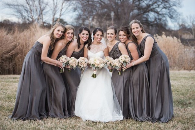 20 Gorgeous Gray Bridesmaid Dress Ideas For Fall Weddings ...