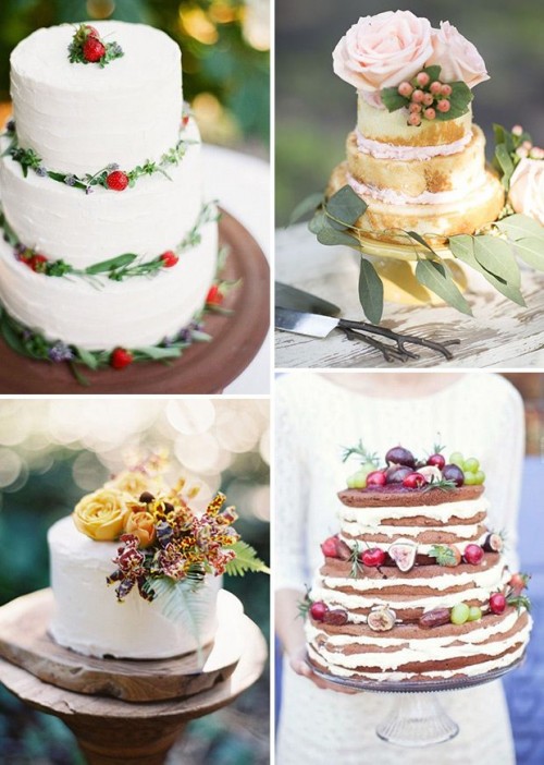 388 best images about Naked Rustic wedding cakes on 