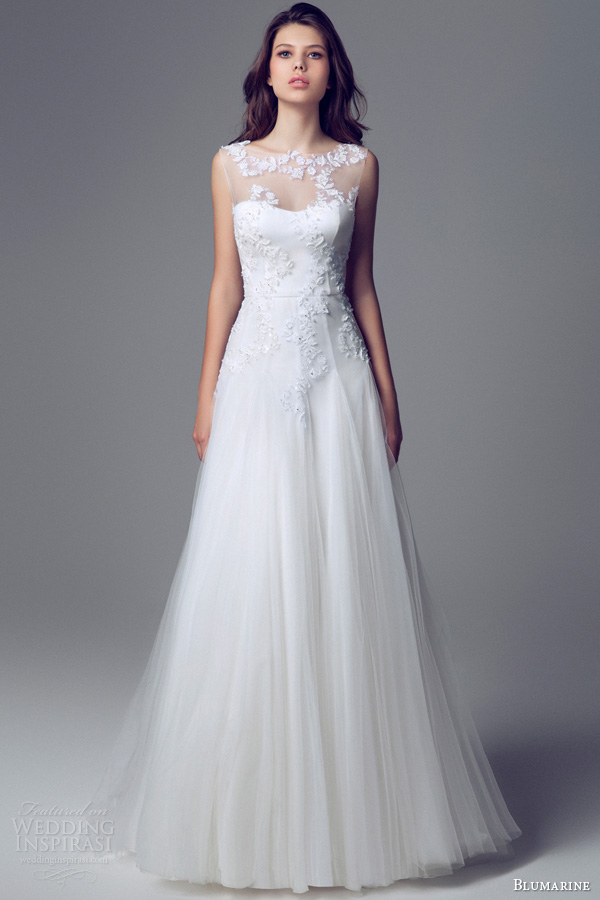 Charming And Elegant Blumarine Bridal 2014 Wedding Gowns ...