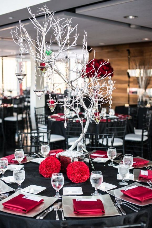 Picture Of Red And Black Wedding Ideas