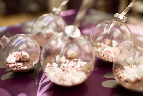 DIY Hot Cocoa Ornaments As Winter Wedding Favors