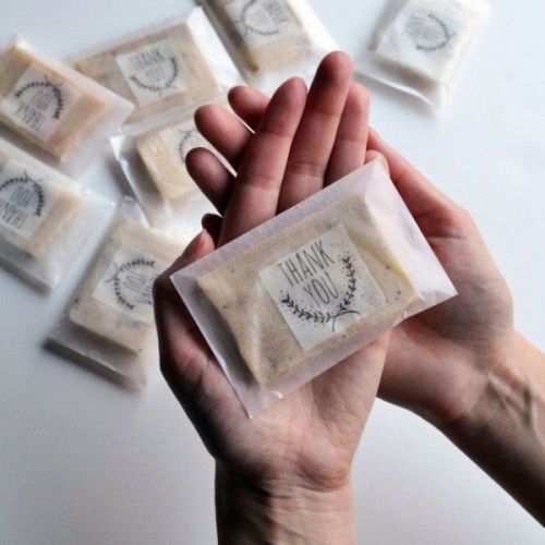 give your gals some luxury all-natural soap, handmade if you want to make it yourself