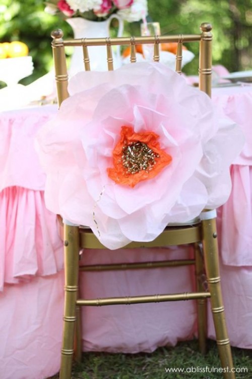 Fabulous Oversized Flower Wedding Decor Ideas