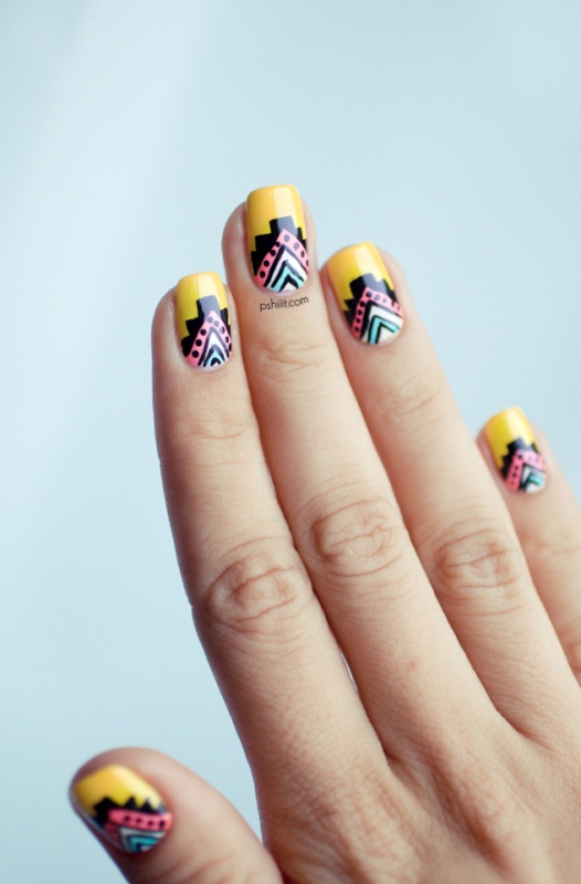 Ways To Rock Neon Nails On Your Wedding Day