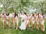 glam bridesmaids make any bride shine
