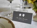 17 Silhouette Wedding Placement Cards And Escort Cards