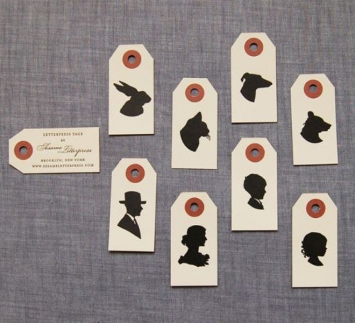 Silhouette Wedding Placement Cards And Escort Cards