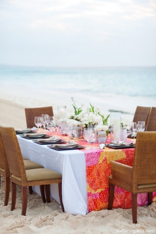 Colorful And Bright Beach Wedding Inspirational Ideas