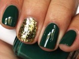 a lovely sequin manicure for a wedding