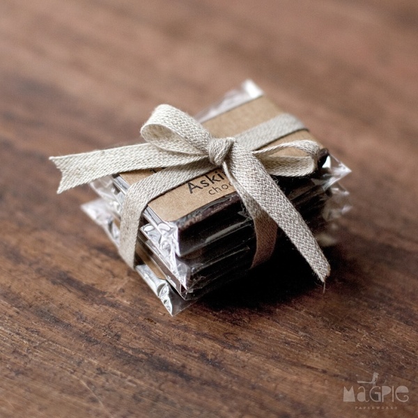 Wedding Favors For Chocolate Lovers