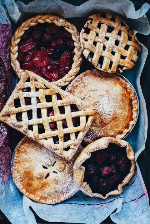 berry pies can be a nice alternative to a usual wedding cake, they will make your wedding feel homey and cozy