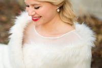 pearl earnings is a perfect accessory for a bride