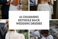 61 charming keyhole back wedding dresses cover
