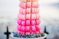 an unique ombre wedding cake alternative