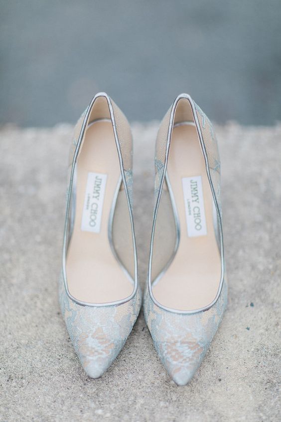 pale blue lace wedding shoes are an exquisite addition to the bridal look, they are beautiful and chic