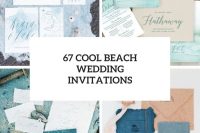 67 cool beach wedding invitations cover