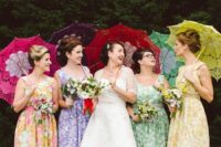 Lovely bridesmaids looks for a vintage wedding