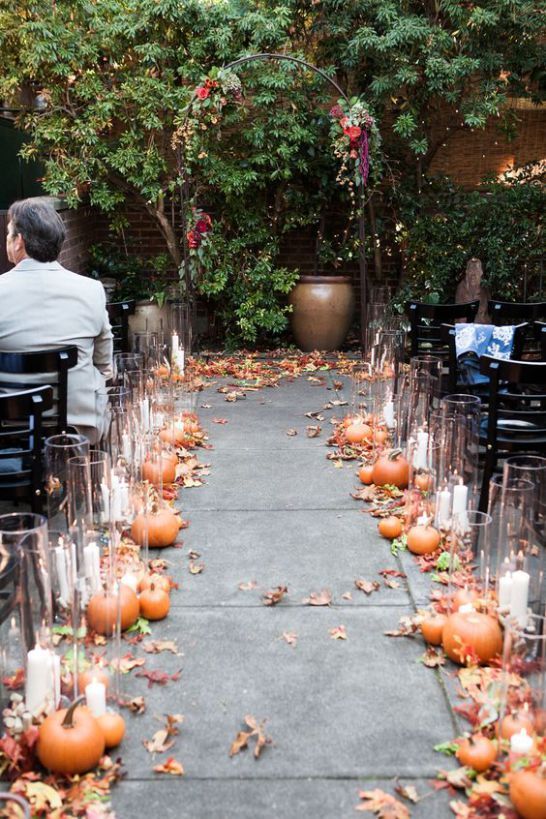 61 Awesome Outdoor Décor Fall Wedding Ideas - Weddingomania