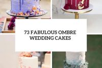 73 fabulous ombre wedding cakes cover
