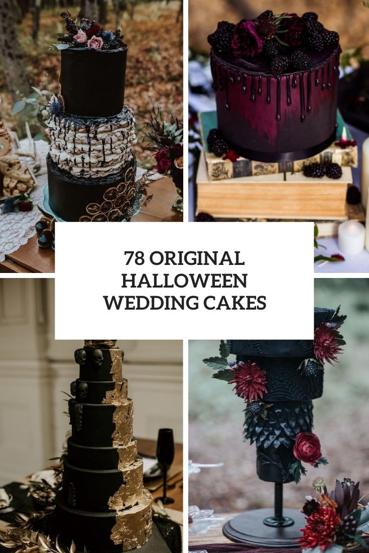 78 Original Halloween Wedding Cakes