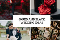 60 red and black wedding ideas cover
