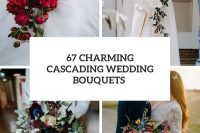 67 charming cascading wedding bouquets cover
