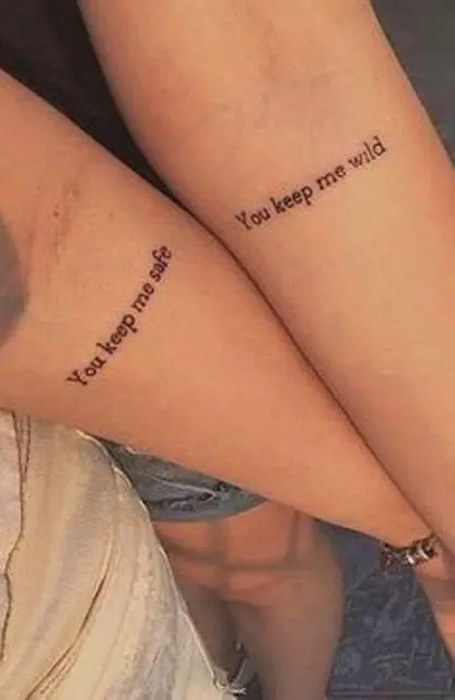 meaningful quote tattoos on your arms will help you celebrate your love or your wedding