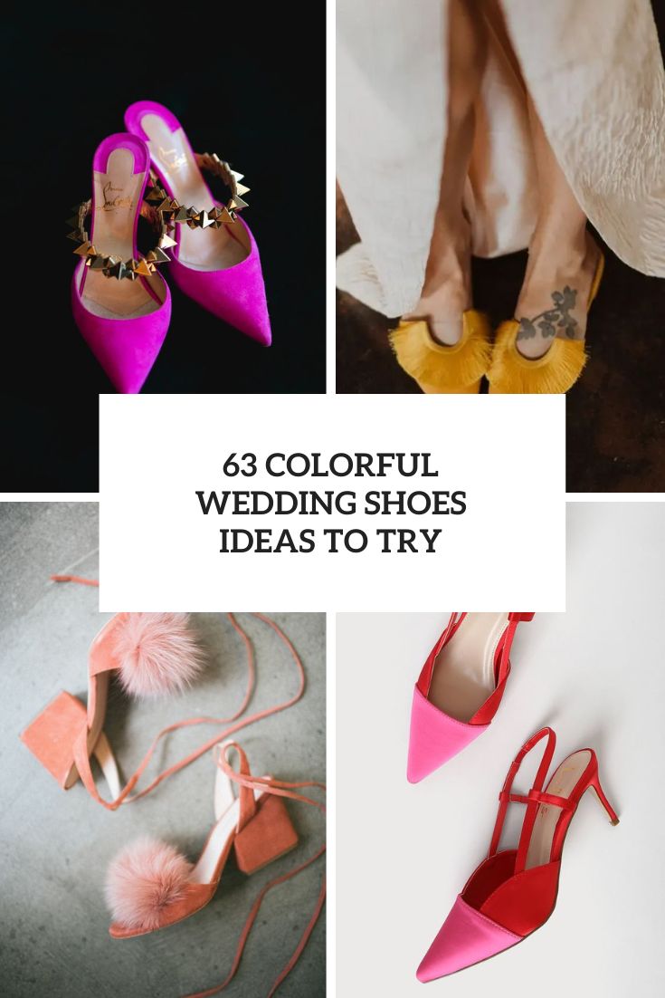 Colorful Wedding Shoes Ideas To Try cover