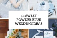 44 sweet powder blue wedding ideas cover