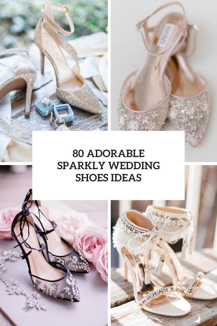 adorable sparkly wedding shoes ideas cover