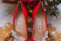 cute shoes for a Halloween wedding