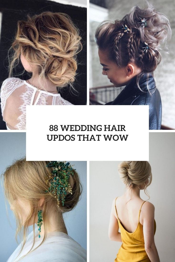 88 Wedding Hair Updos That Wow - Weddingomania