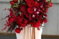 a lovely fall wedding bouquet