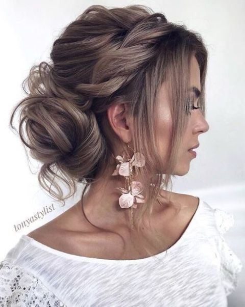 Hair Bun With Fringe Off 76 Buy This is one of the best long haircuts with bangs. hair bun with fringe off 76 buy