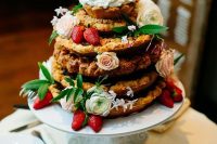 a lovely cookie wedding cake