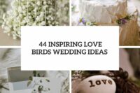44 inspiring love birds wedding ideas cover