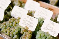 offer fresh grapes as wedding favors for your Tuscany wedding guests