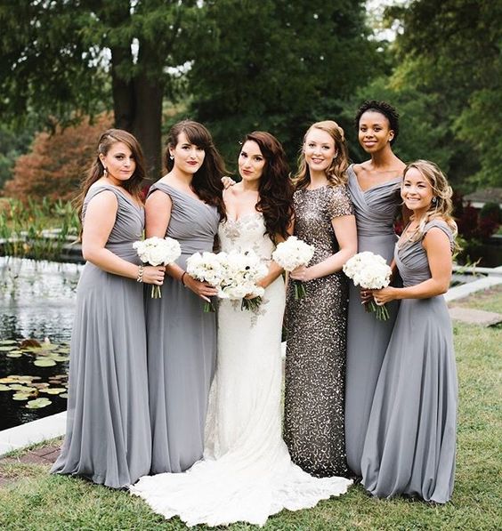 Pink Bridesmaid Dress Bridesmaids | Dresses Maid Honor Bridesmaids - Pink  Long - Aliexpress