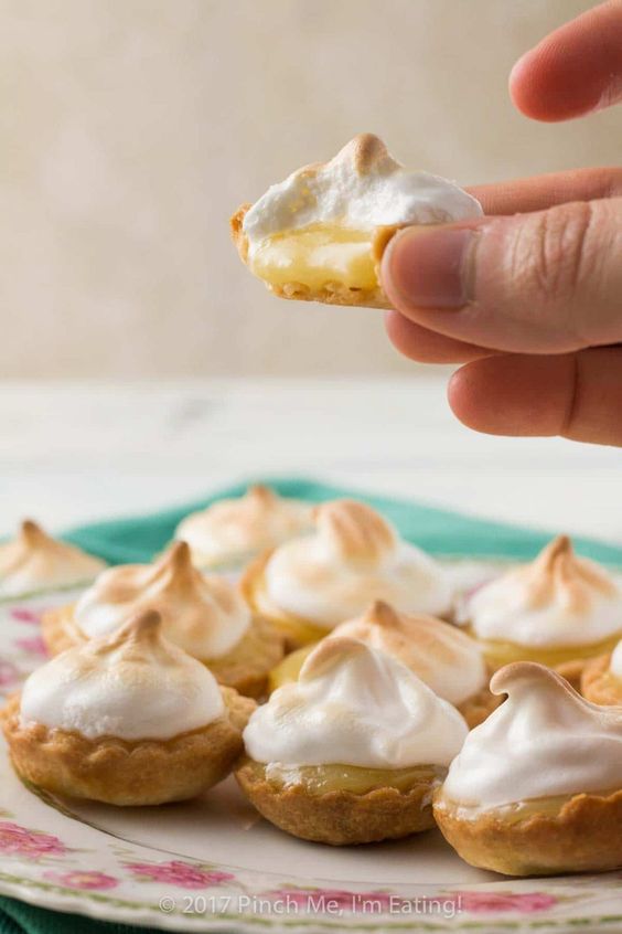mini lemon meringue pies are delicious, refreshing and just very cool for a wedding