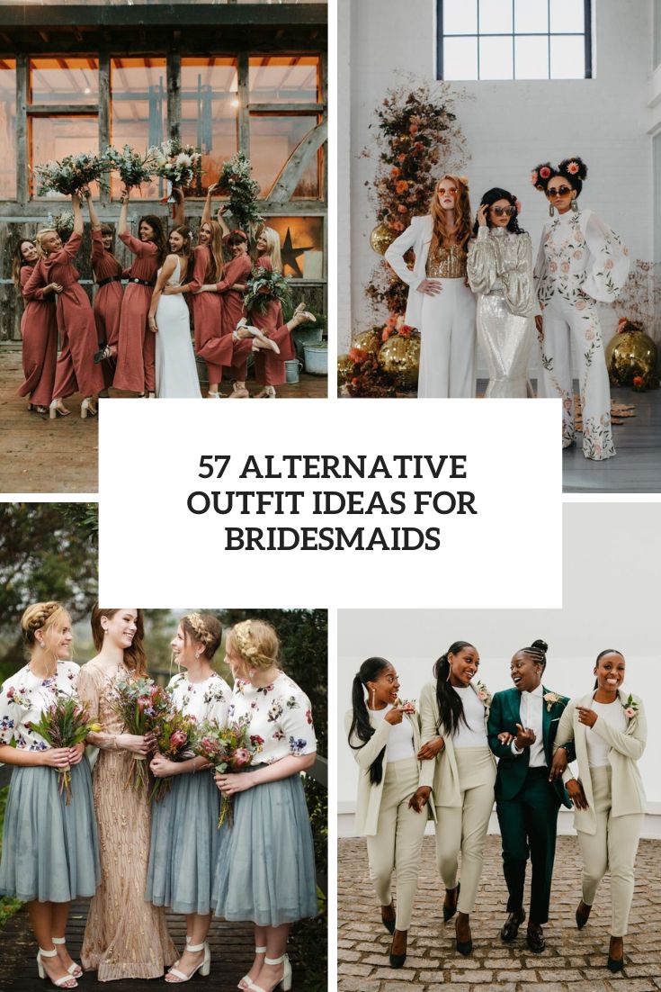 alternative outfit ideas for bridesmaids cover