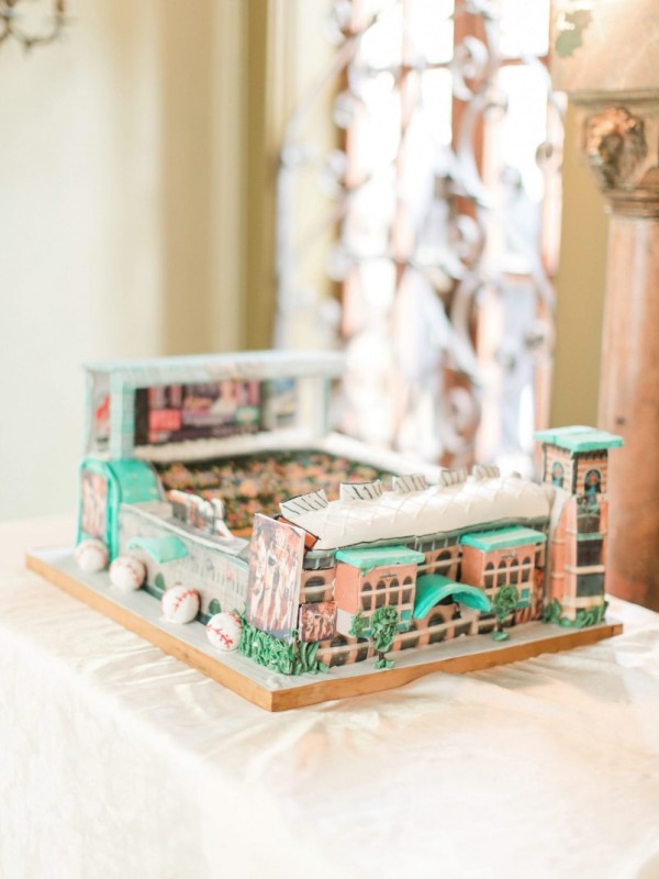 serve up a recreation of his favorite baseball team's home stadium   that will be a stunner at any party
