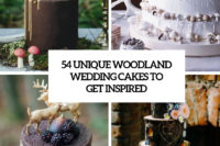 54 unique woodland wedding cakes to get inspired cover