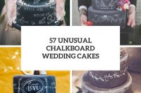 unusual chalkboard wedding cakes cover
