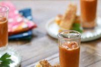 cheese sticks and tomato dip is a healthy and hearty snack idea to rock