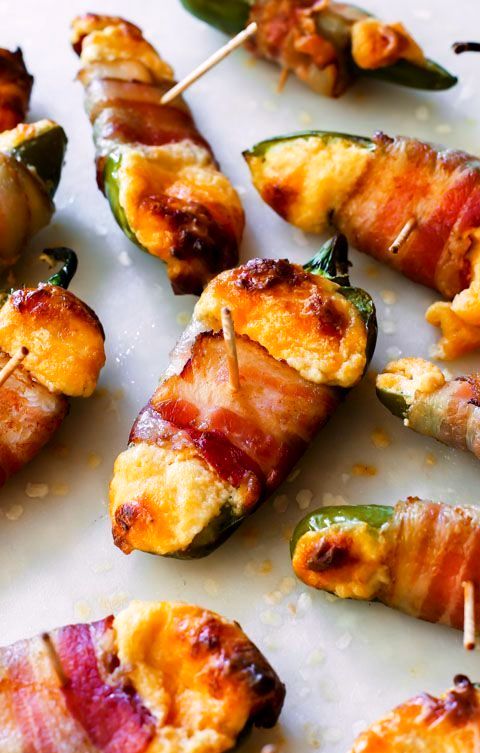 peppers filled with cheese and bacon are delicious, simple and amazing cocktail hour wedding appetizers