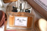Miss Cherie by Dior and some macarons will be an ultimate girlish and cute gift for the bride