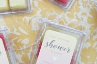 sugar cube scrub spa bridal shower favors are very nice and cool favors, they can be DIYed