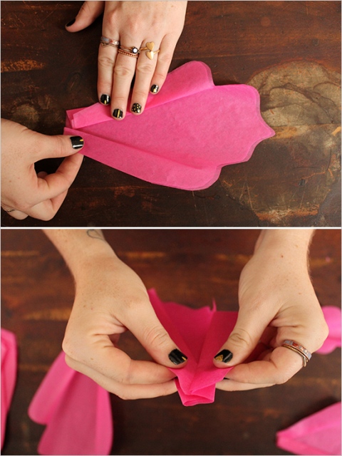 Colorful DIY Paper Flower Backdrop For Your Wedding