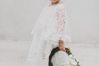 DIY Flower Girl Basket With Moss And Silk Flowers6